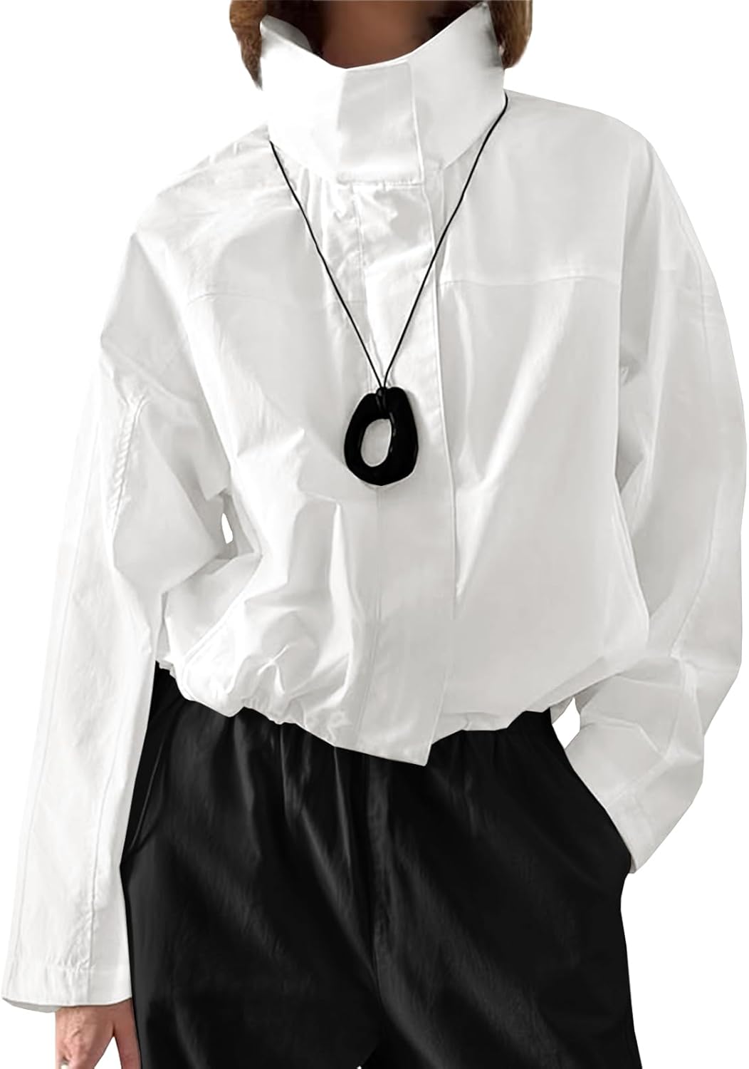 Yousify Womens Casual Lightweight Jackets Hooded Windbreaker Jacket Sun Protection Coat Spring Outerwear