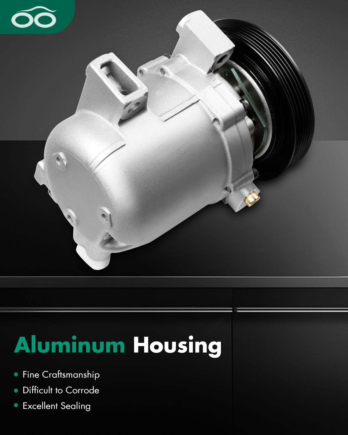 SCITOO AC Compressor for Nissan Sentra 1.8L 2000-2006, Fast Cooling Air Conditioner Compressor for Nissan Sentra 2.0L 2000-2001 CO 10609JC