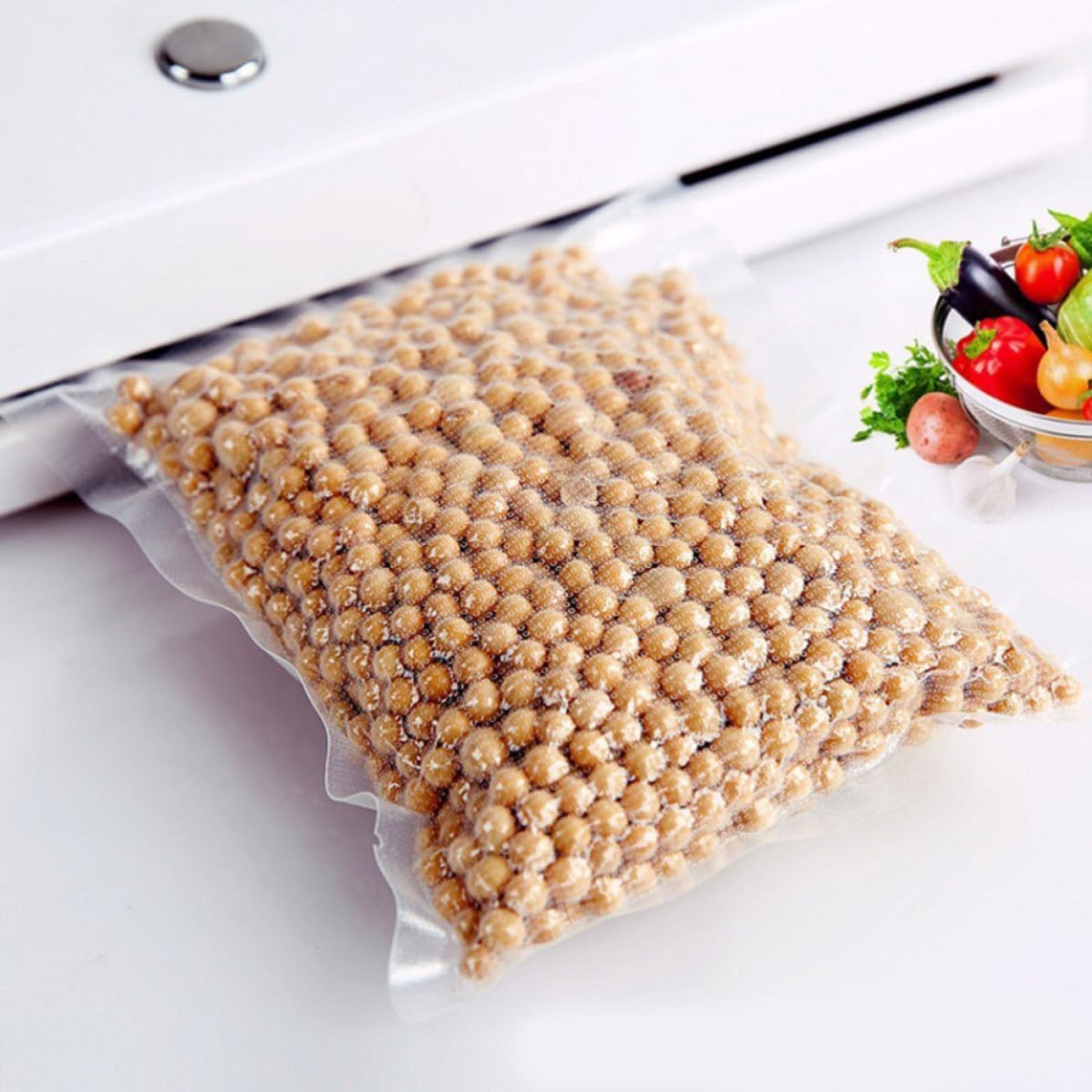 100pcs Vacuum Sealer Bags Plastic Storage for Candy and Dry Fruits