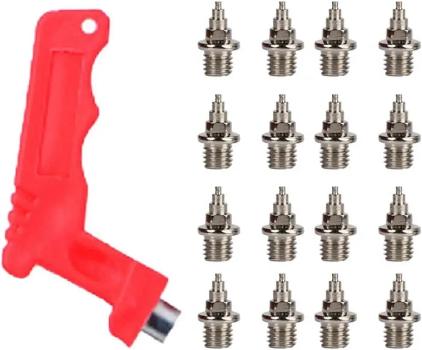 200 Pcs Carbon Steel Track and Cross Country Shoe Spikes with Spike Wrench Running Traction Studs