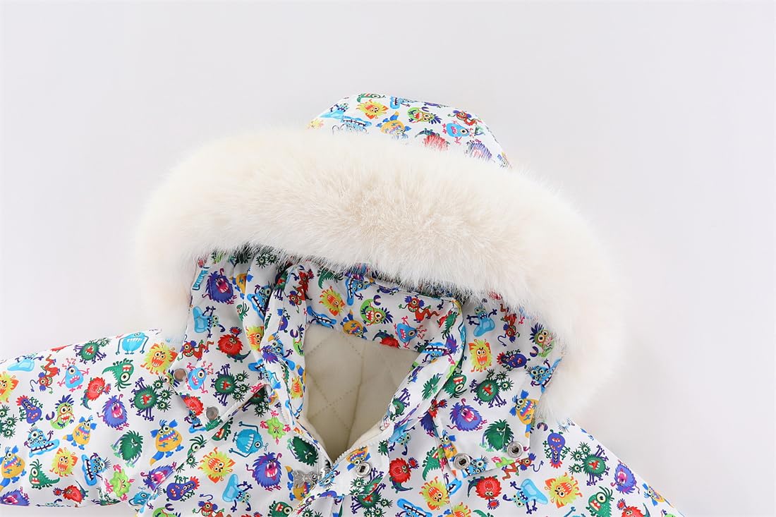 JELEUON Baby Infant Boys Girls One-Piece Snowsuits Ski Suits Winter Windproof Coats Jackets Jumpsuits