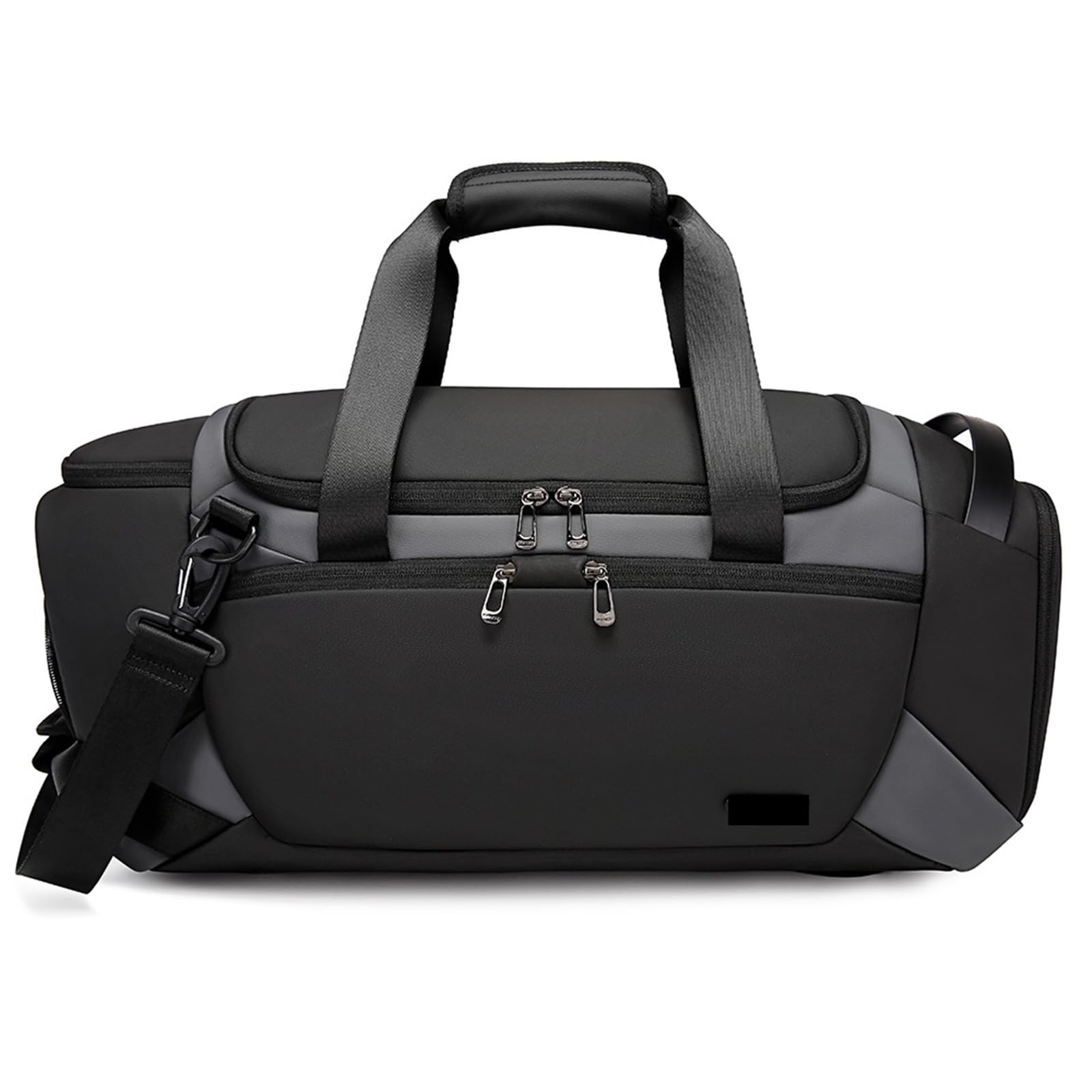 Borsone Palestra Borsoni sportivi impermeabili con scomparto for scarpe Borsa da palestra 21 pollici for uomo borse viaggio umido e asciutto Palestra(Grey)