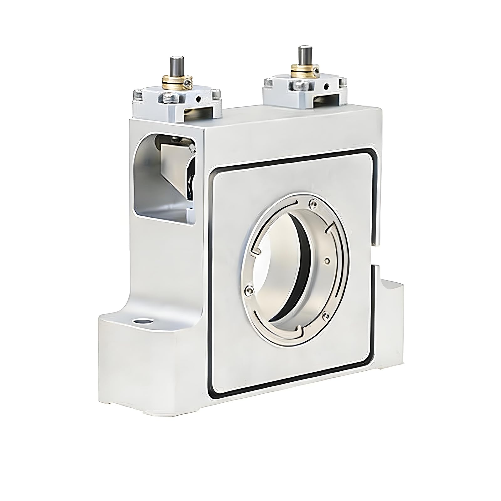 Hochpräziser optischer Spiegelhalter, geringe Ausgasung, verstellbare Aluminiumhalterung für 6–11,5 mm Dicke, ideal für Vakuum- und Laseranwendungen