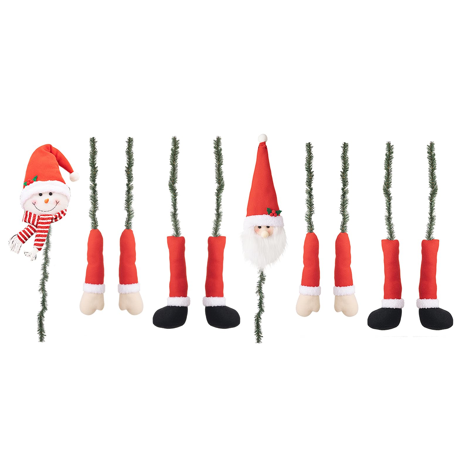 Amazon | クリスマスツリートップオーナメントサンタ/雪だるまを