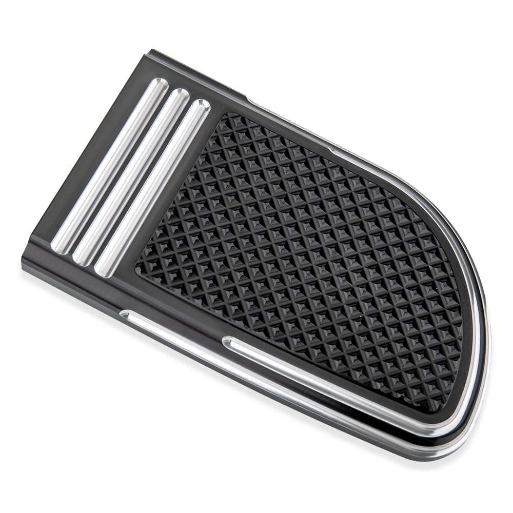 Brake Pedal Cover Compatible with Harley softail Heritage Springer Fit Fat Boy Deluxe FLSTN Road King FLHR Road Glide FLTR Pads Cover (E-Highlight)