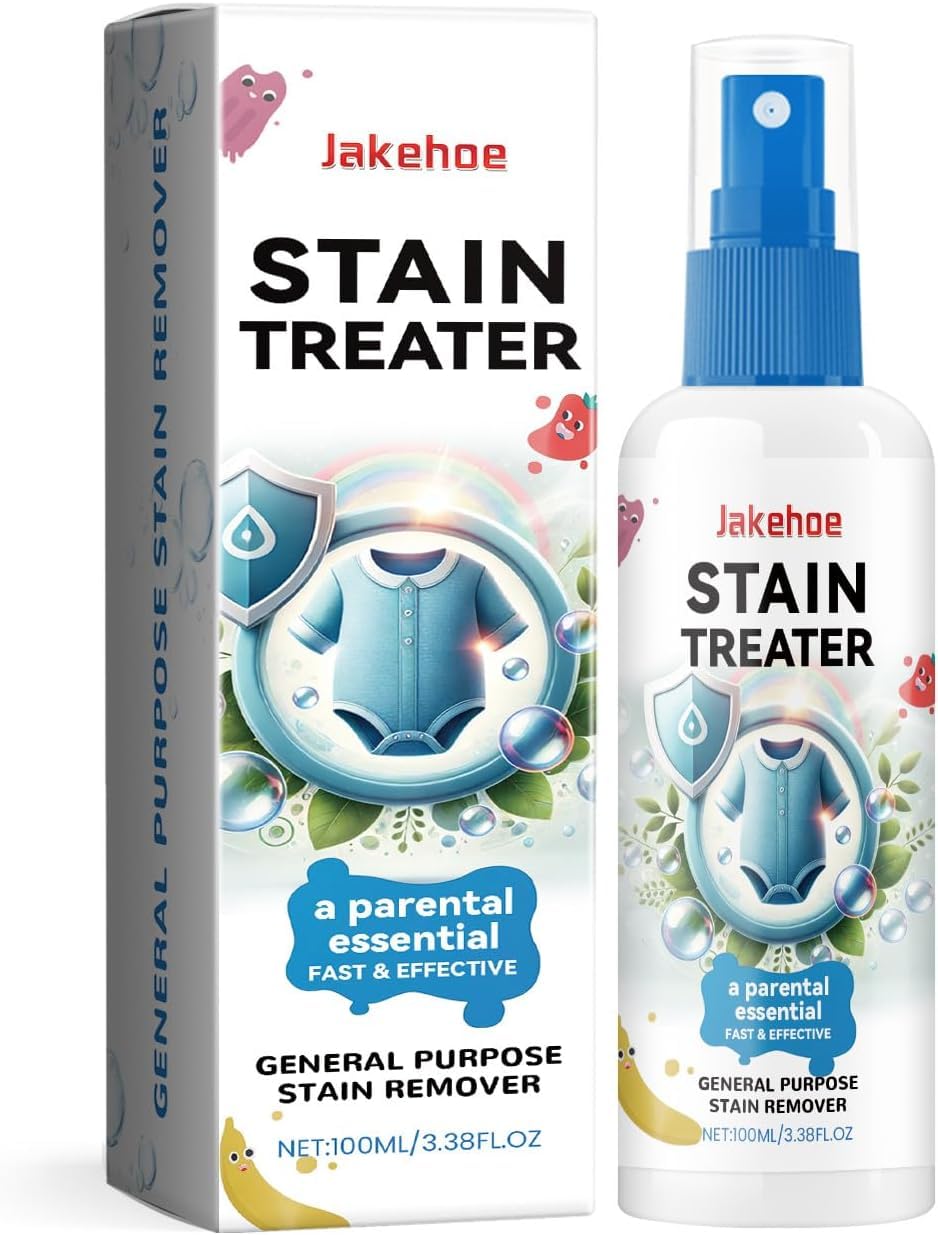 SYOSI100ml General Purpose Stain Remover Laundry Stain Remover Spray Laundry Stain Remover Spotss Cleaner for Clothes Removes Oil Paint and Pet Stains Home Essentials