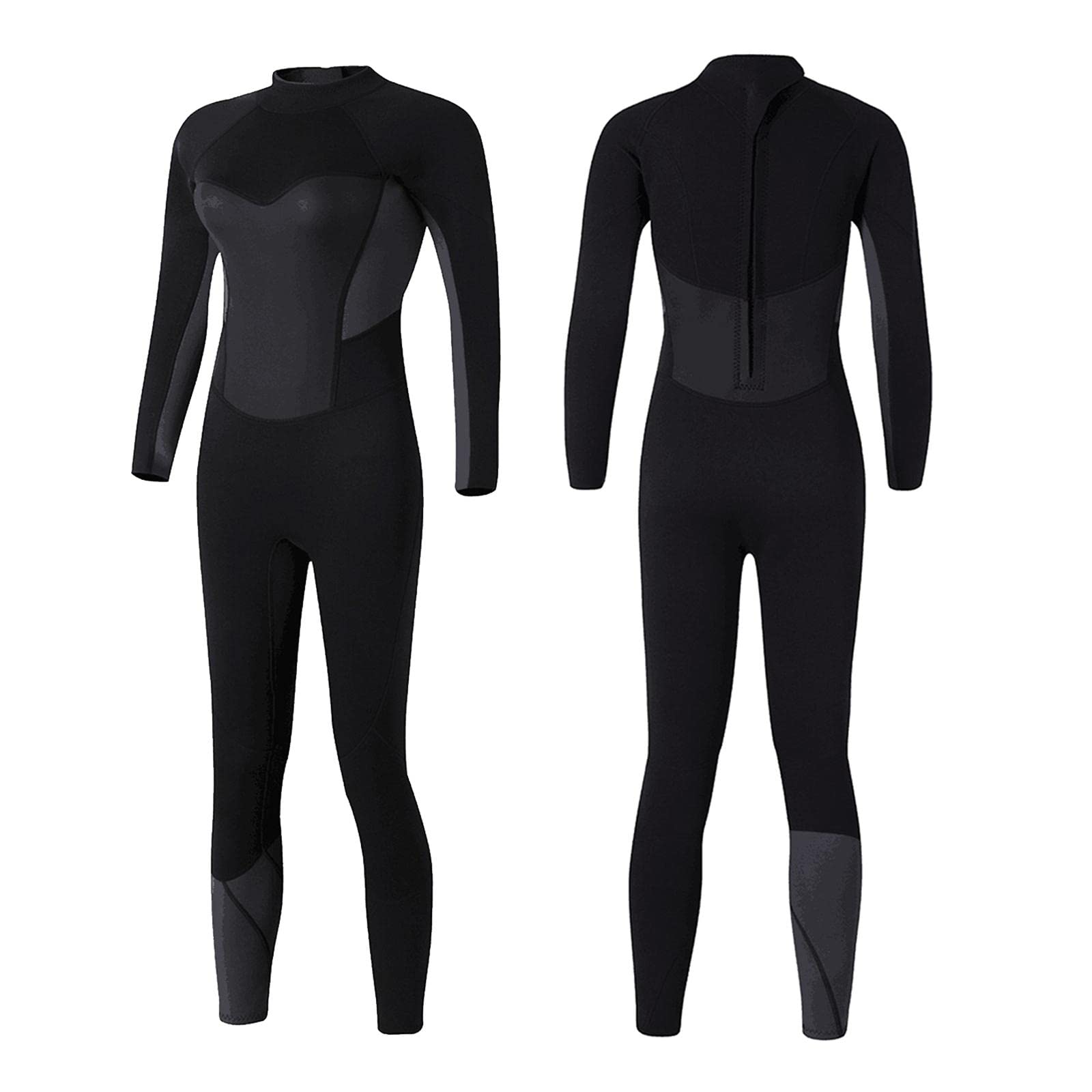 LICHTS Wetsuits Women Full Sleeves Swimwear Diving Swimming Surfing Scuba M-image-8