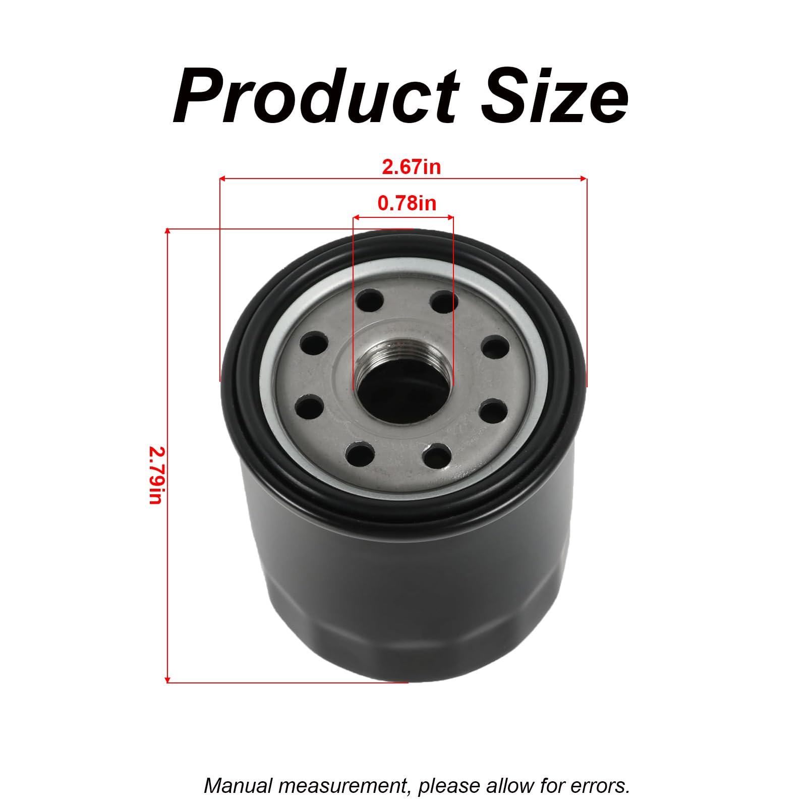 4 filtros de aceite 109-3321, piezas de repuesto para cortacésped, accesorios de motor compatibles con Hydro-Gear 52114, Ariens 21545100 y Bad Boy 063-1050-00