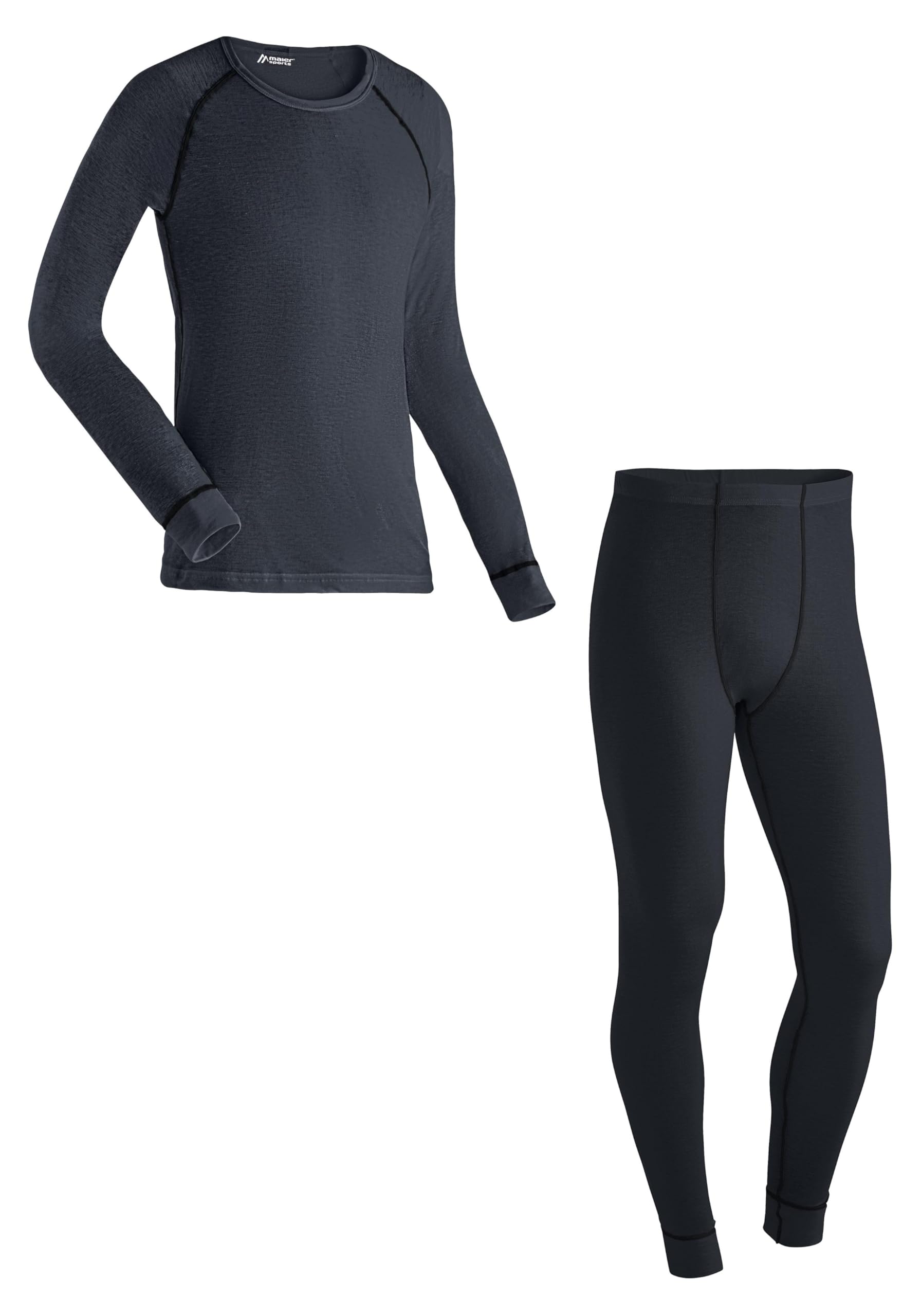 Maier Sports Adrian, Herren Wäsche-Set, Thermounterwäsche für kalte Wintertage beim Skifahren oder eisigen Wandertouren, Skiunterwäsche mit dryprotec Technologie, Atmungsaktiv