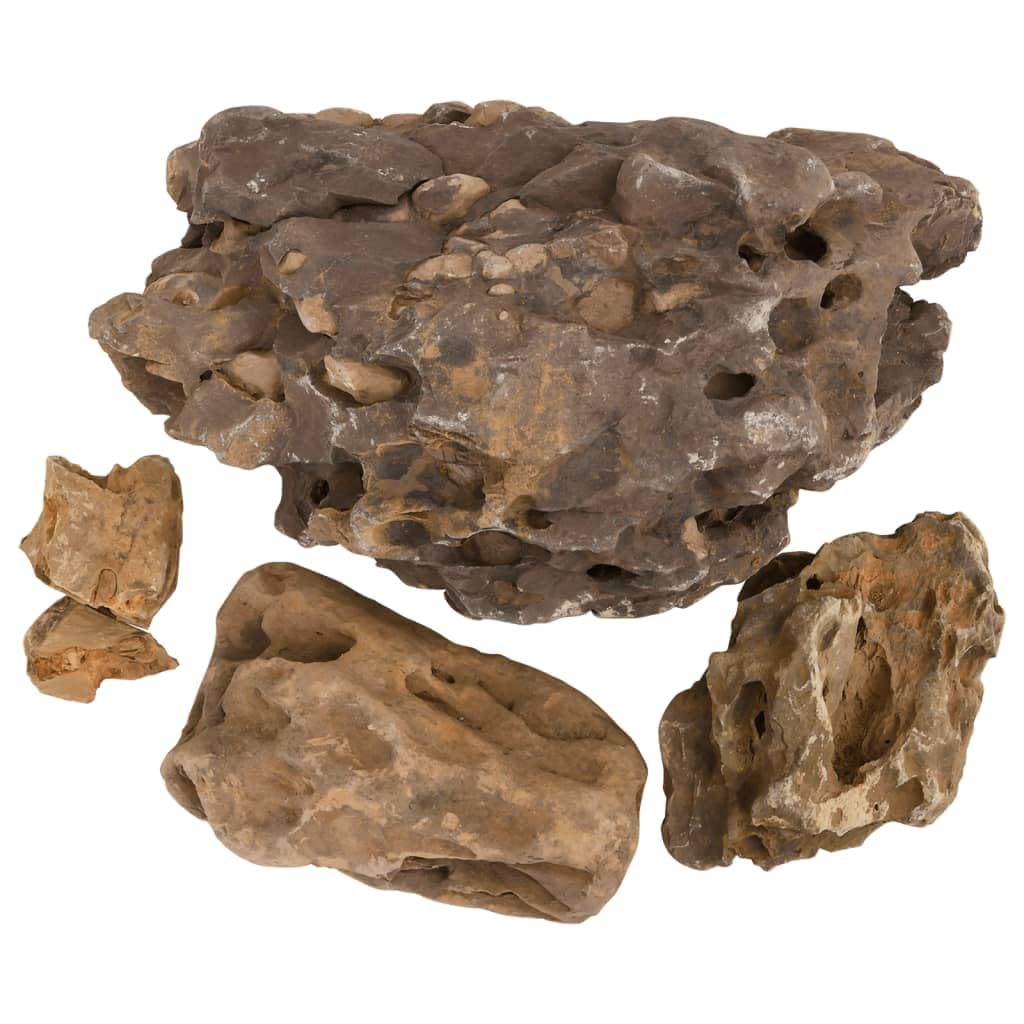 Tomostar Dragon Aquarium, Dragon Stone Rock Naturstein Aquarium Stein Stein Aquarium Dekoration 10 kg Grau 10-40 cm