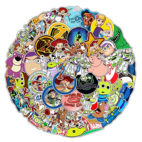 Story Stickers 50PCS Vinyl Stickers for Laptop,Bumper,Skateboard,Water Bottles,Phone,Cartoon Anime Stickers for Teens Adult - Image 2