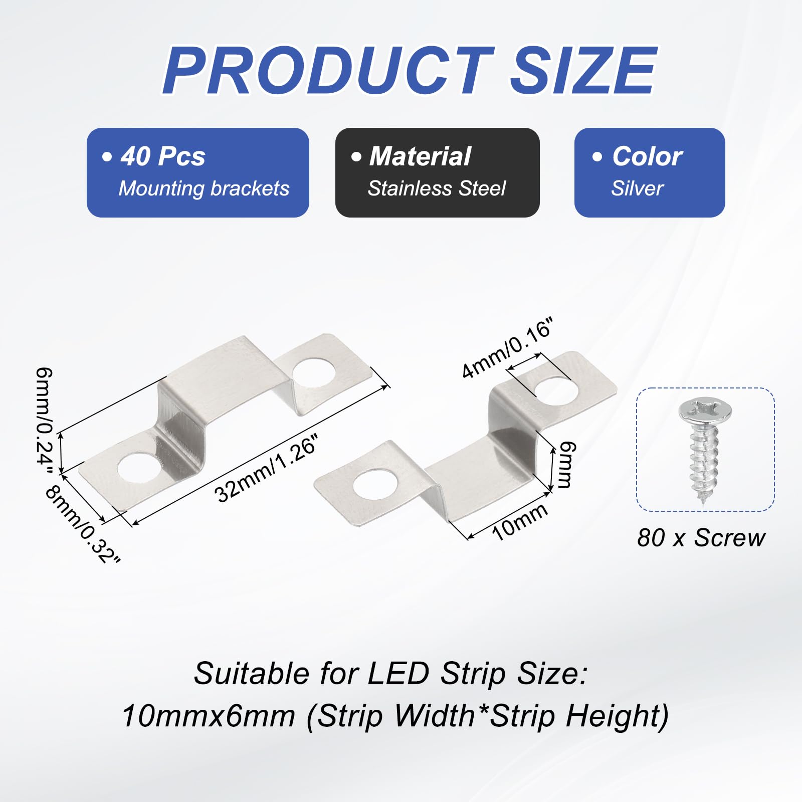PATIKIL LED Strip Clips - Image 2
