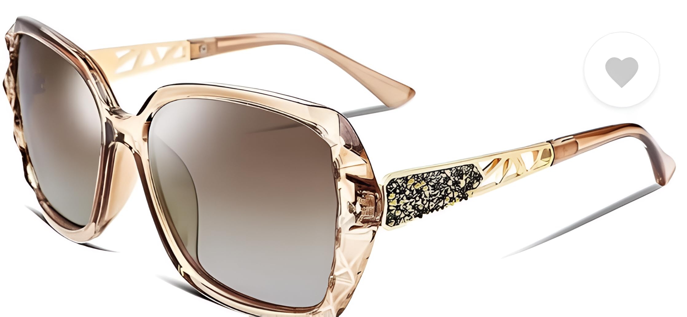 Women’s Wrap Round Sunglasses | Brown Frame with 100% UV Protection | Stylish Lightweight Eyewear-image-21