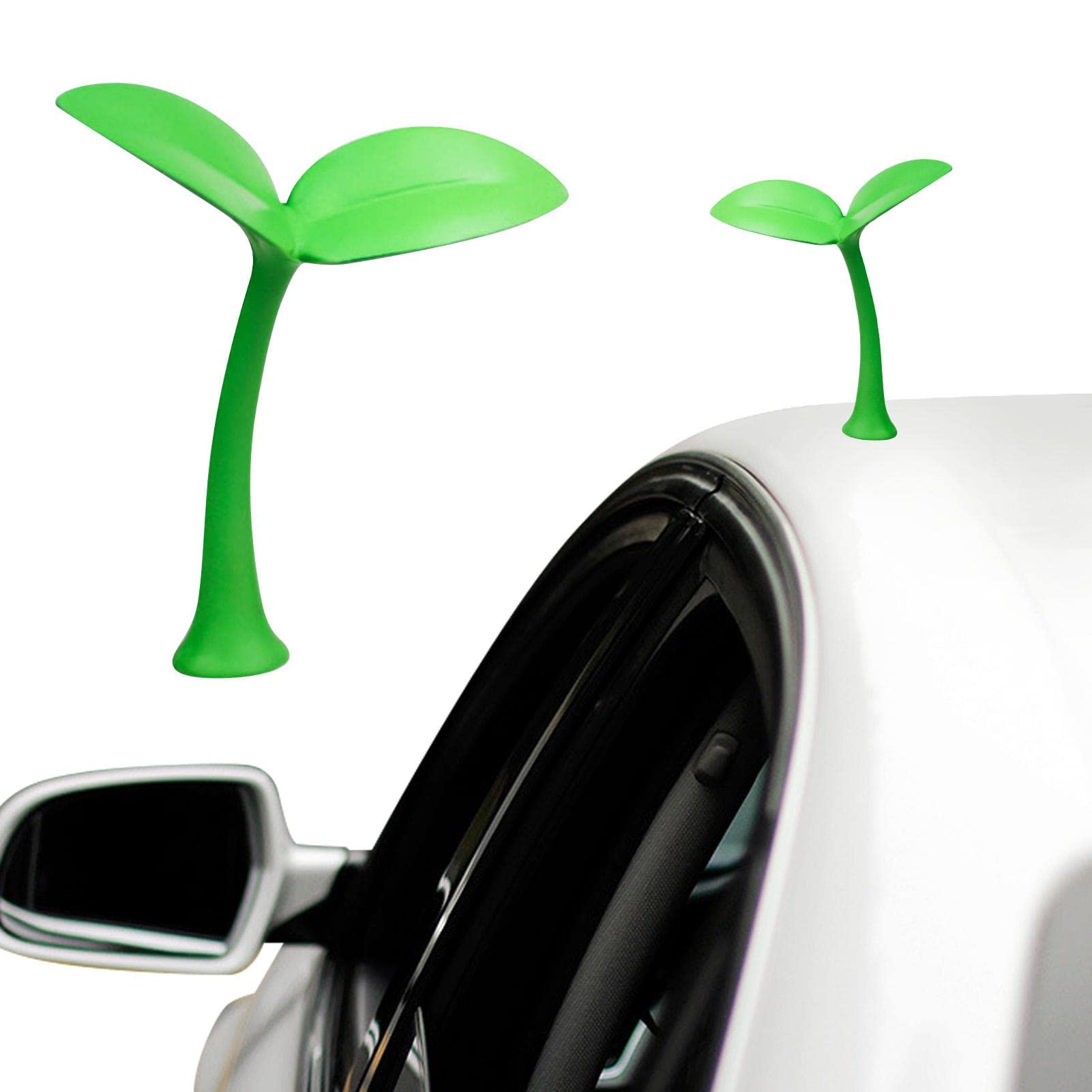 Maodom Car Roof Decoration | Bean Sprouts Sapling Devil Horn Style Roof Top Stickers - Bean Sprouts Devil Horn Small Tentacles Car Exterior Stickers for Motorcycle Helmets