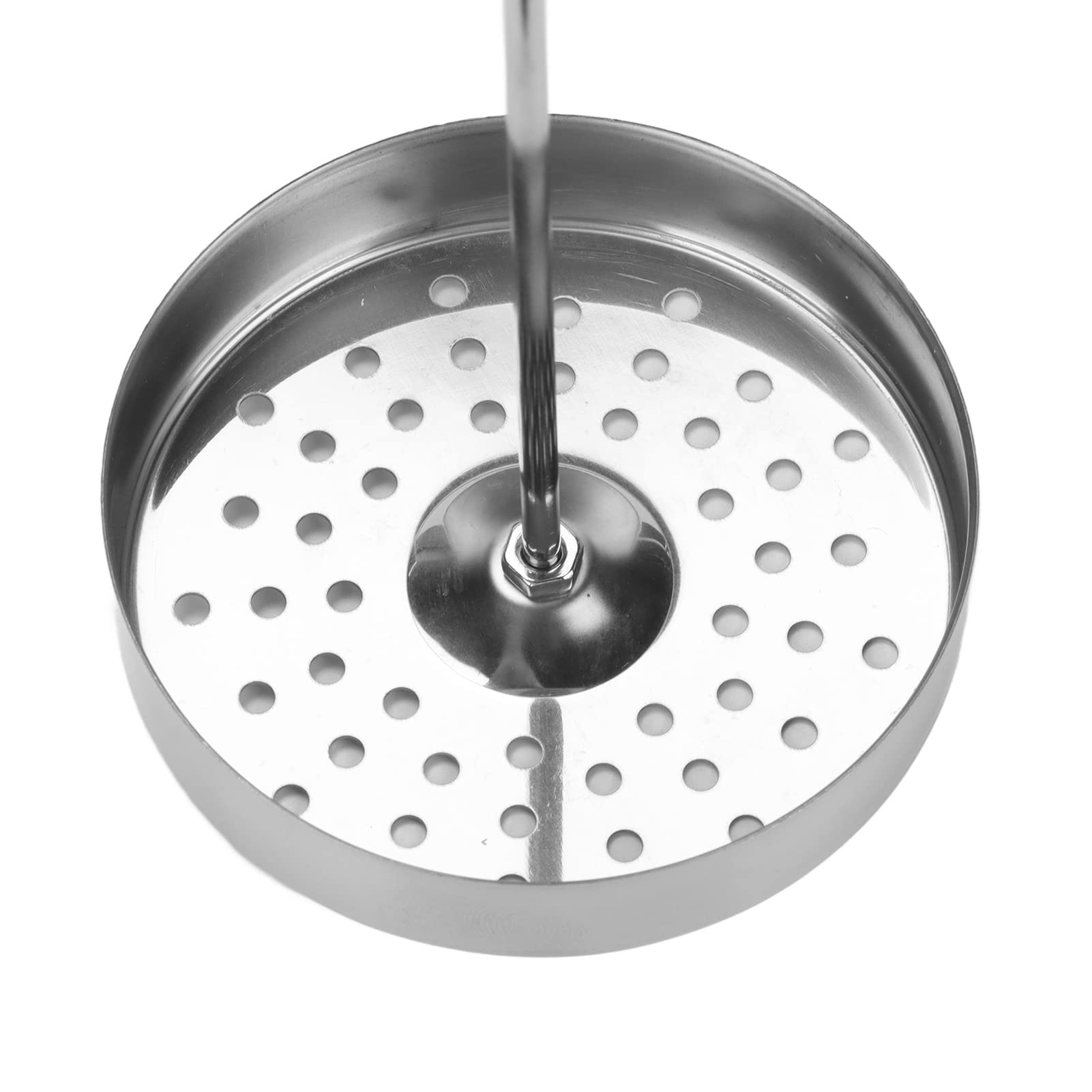 Barbicide Trempe Bot avec Grande capacité pour les Outils de Coiffeur et de Ongles - Pot Nettoyage en Verre avec Couvercle en Acier Inoxydable et Base Non Glissée pour les Fournitures Salon