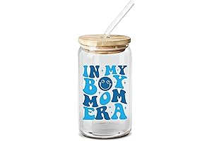 Unique Mom Gifts for Mom of Boys: NewEleven 16 oz. Coffee Glass
