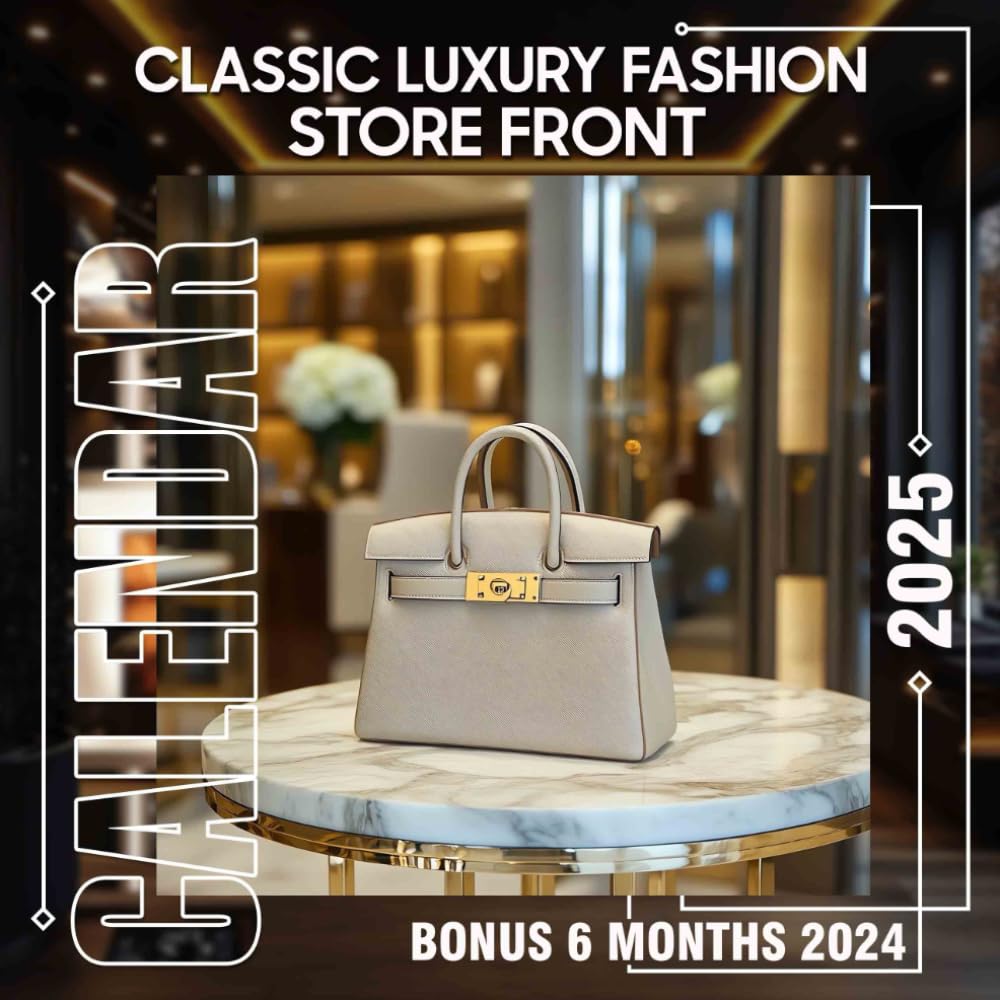 Marshall ChristensenClassic Luxury Fashion Store Front 2025: 18 Months Showcasing Exquisite Fashion Retail Vibes, Ideal for Keeping You Trendy and Organized