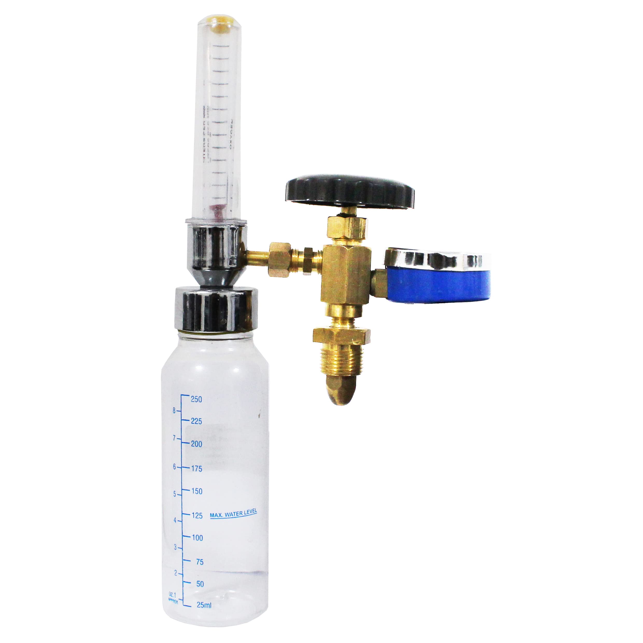 Fidelis Healthcare Oxygen Flowmeter with Rotameter Humidifier Bottle Flow Meter With Oxygen Face Mask Oxygen Flow Meter with Regulator and Mask (B09M76KTP8) Amazon Price History, Amazon Price Tracker