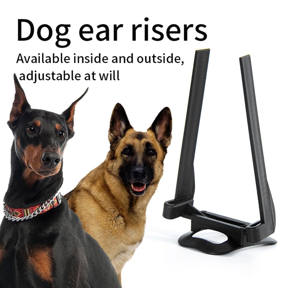 DONGKER Outil de Soin des Oreilles de Chien,Outils D'autocollant d'oreille de Chien de Compagnie pour Doberman Pinscher Chien Samoyède Berger Grand Danois