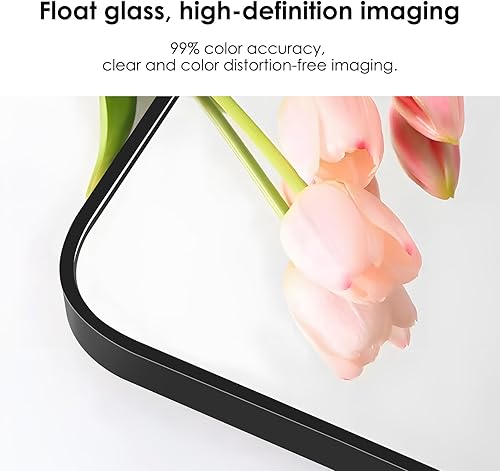 Miniatura 5 de soges Espejo de longitud completa con luces y botón táctil, espejo de tocador iluminado para sala de estar y dormitorio, iluminación regulable,