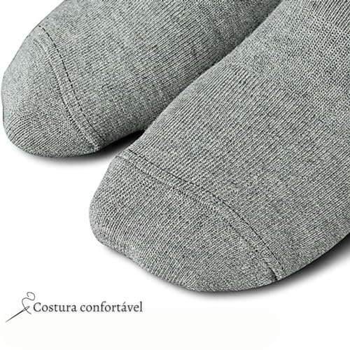 Kit 12 Pares de Meias Soquete Cano Curto em Algodão de - Conforto e Durabilidade esportes e atividad
