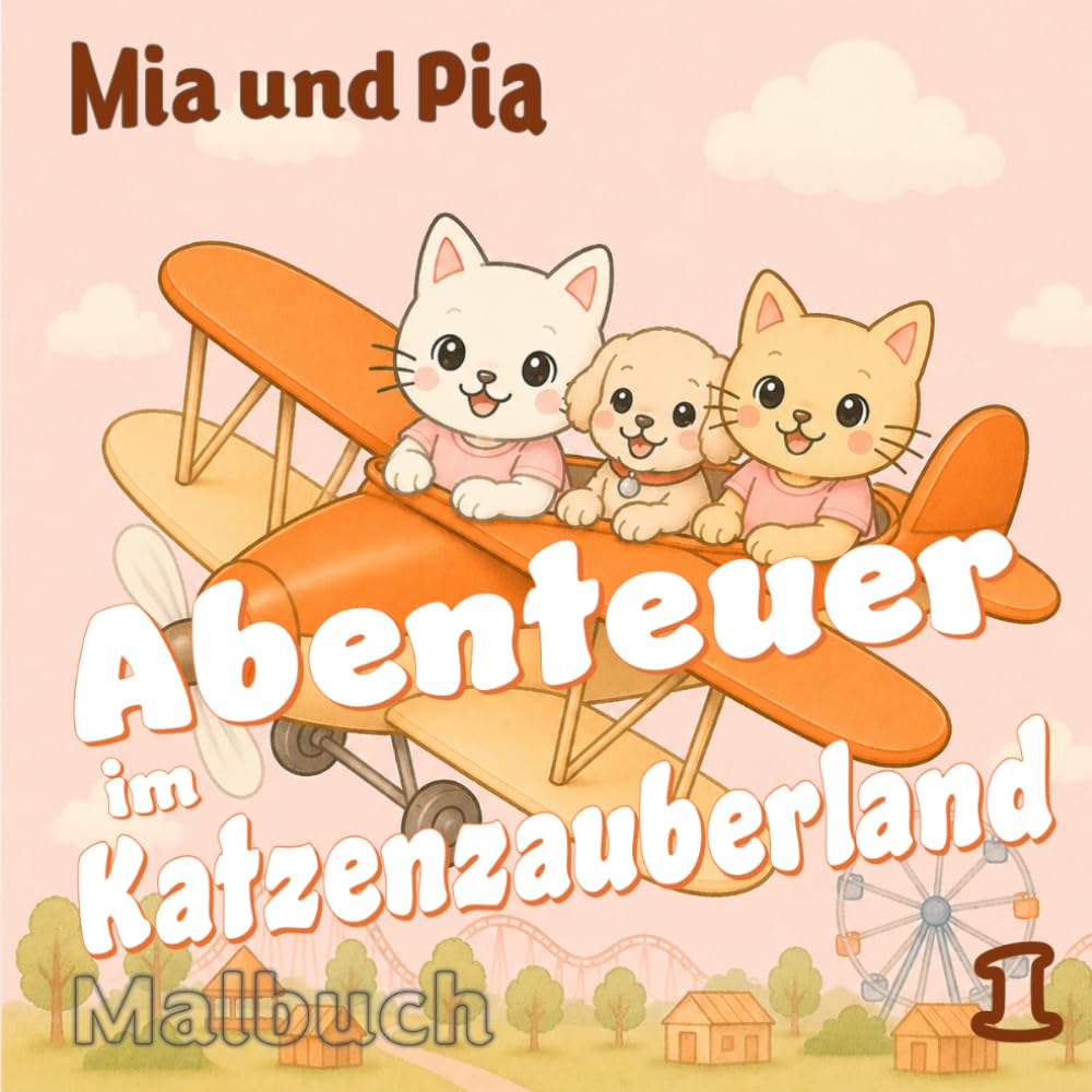 Mia und Pia im Katzenzauberland: Abenteuer zum Ausmalen, Lernen und Staunen für kleine Katzenfreunde (Mia und Pia - Ausmalspaß trifft Katzenwissen - Abenteuer zum Ausmalen, Lernen und Staunen)