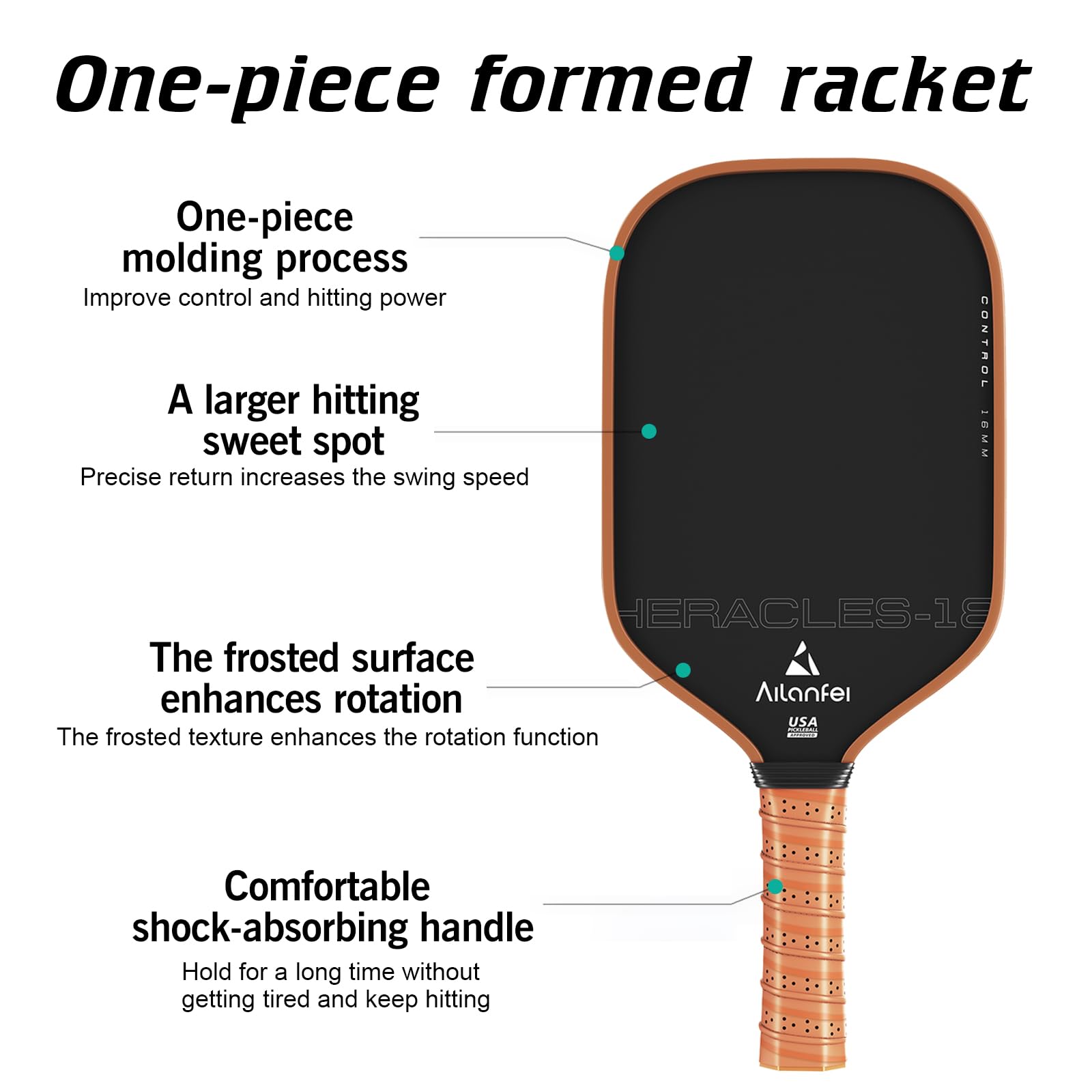 Amazon.co.jp: Ailanfei ピックルボールパドルセット、T700カーボン