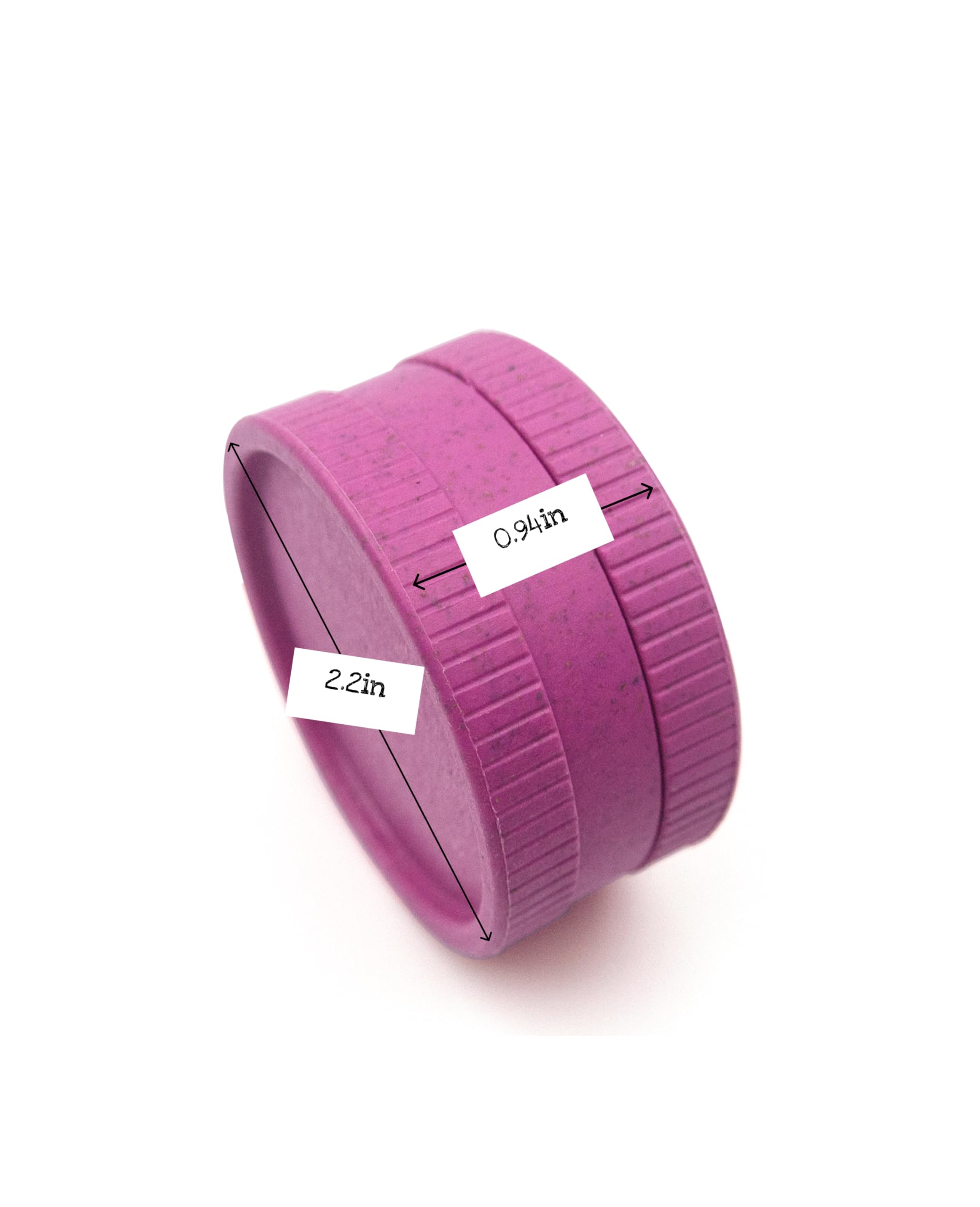 Grinder 2.2inch for Spice/Herb Small Compact design No Metal for Travel Strong Grip Shredder