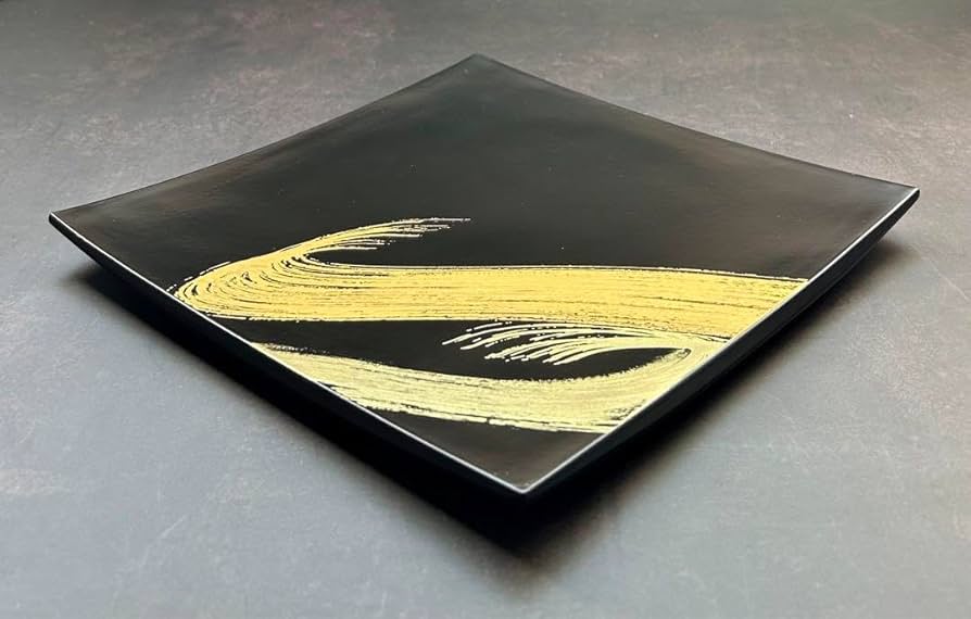 Amazon | 山田平安堂 スクエアプレート 角皿 龍波 漆器 | ノーブランド Amazon | 山田平安堂 スクエアプレート 角皿 龍波 漆器 | ノーブランド