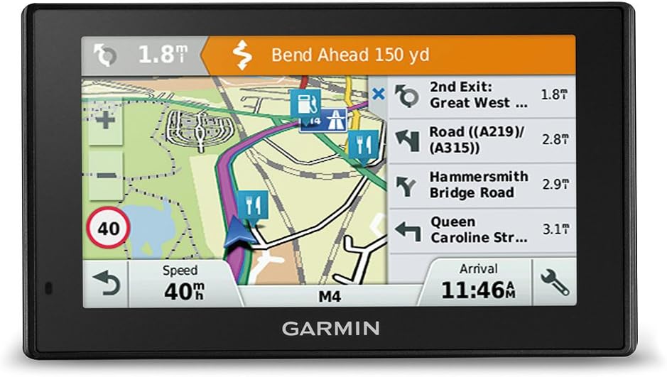 Garmin DriveAssist 51LMT-S 5 Inch Sat Nav with Built-In Dash Cam, Lifetime Map Updates for UK, Ireland and Full Europe, Free Live Traffic and Wi-Fi - Black