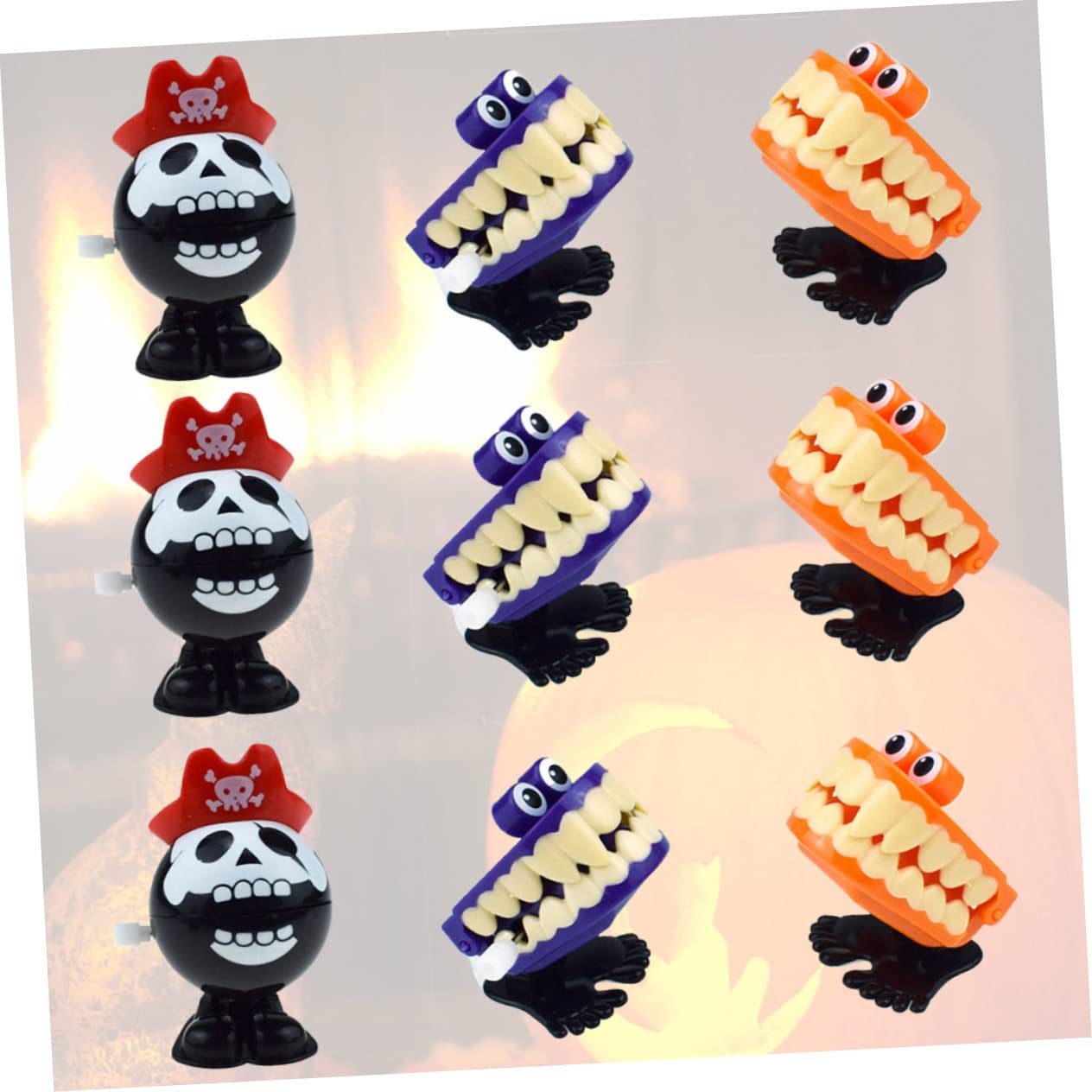 YARNOW 27 Stck. Teiliges Halloween Aufziehspielzeug Bunte Hüpftiere Lustige und Junge Mädchen Spiele Leichtes Lernspielzeug für Party und Alltag