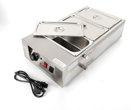 Electric Chocolate Melting Machine 1000 W Electric Chocolate Tempering Machine Chocolate Melting Pot Adjustable Stainless Steel Melting Pot Chocolate Melting Machine 12kg for Commercial and Home