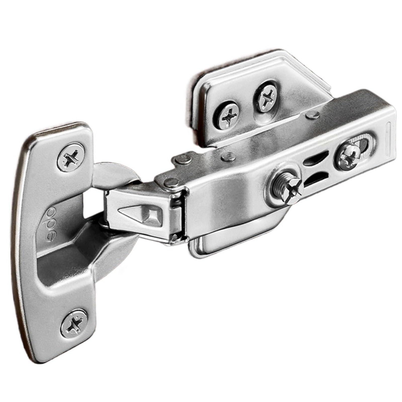 Charnières hydrauliques acier inoxydable noires style moderne