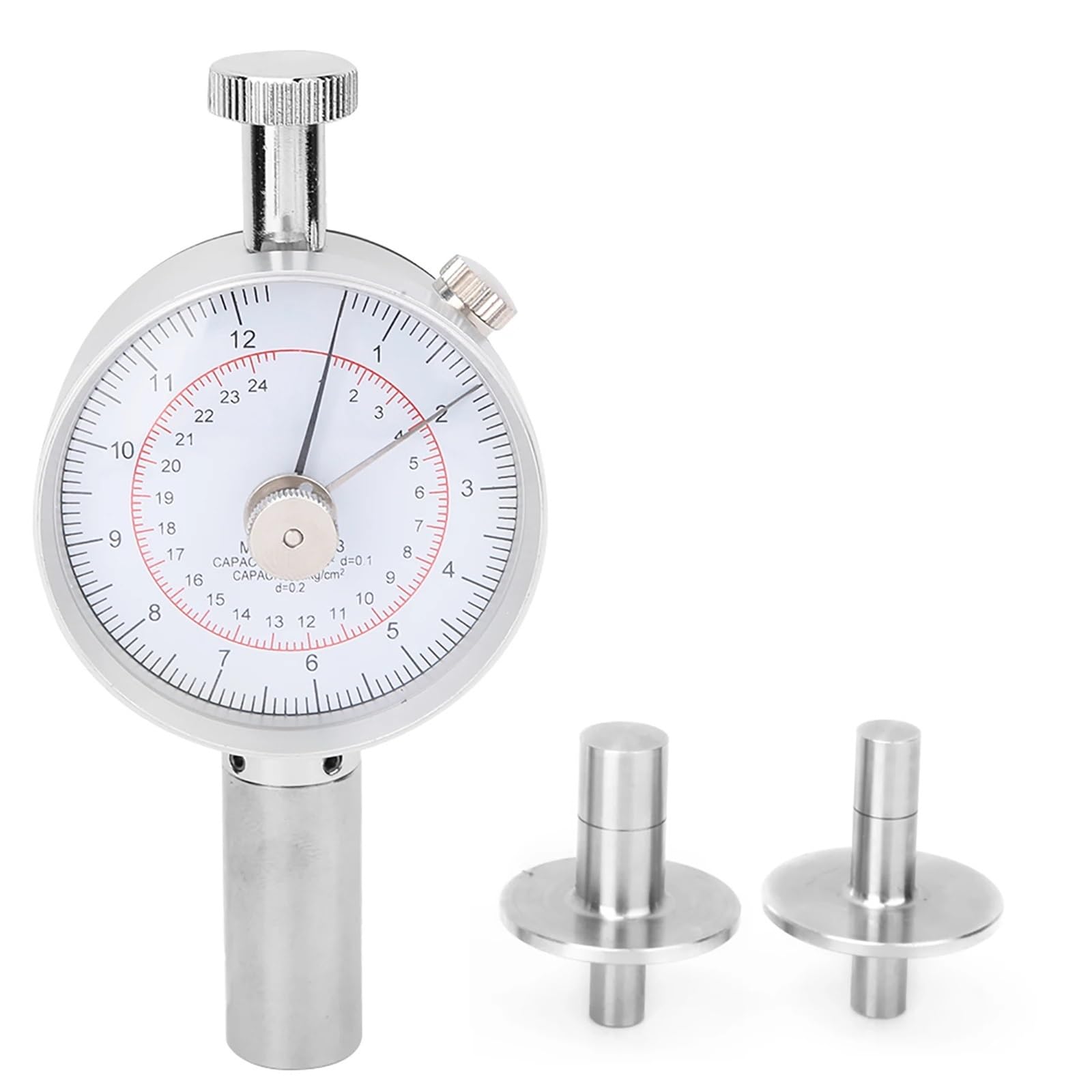 JVDDI Fruit Sclerometer Dial Display Penetrometer High Precision Hardness Tester With 2 Measuring Head