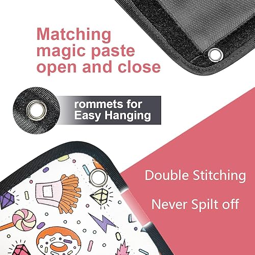 Miniatura 4 de Funda de chimenea de 39 x 32 pulgadas para interior de chimenea que detiene la pérdida de calor, manta de chimenea para invierno y verano,