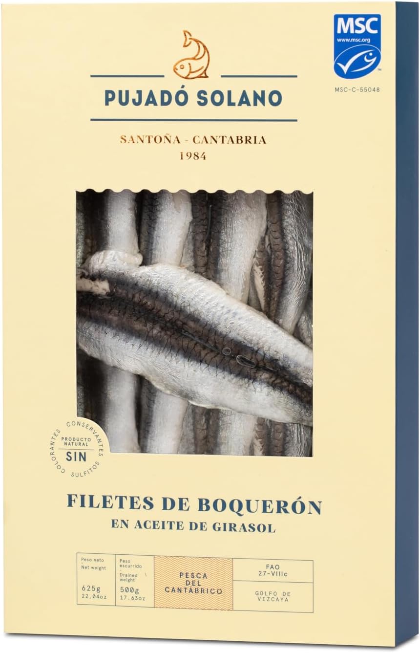 Boquerones marinated fresh anchovies 700g