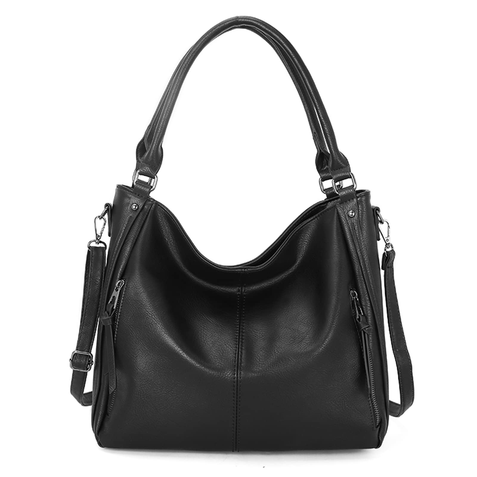 FANDARE Grande Bolsos de Mujer Bandolera Bolso Hombro Cruzado PU Cuero Impermeable para Viaje Trabajo Escuela Compras Conmutar Crossbody Bag