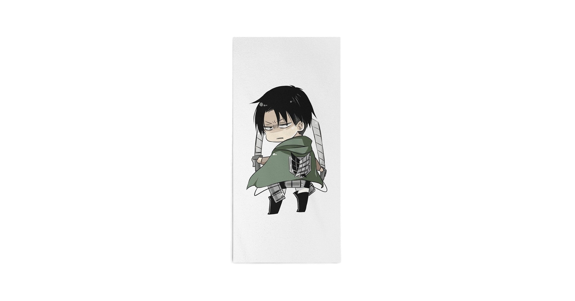 【未開封】進撃の巨人 ビジュアルバスタオル リヴァイ&エルヴィン 120×60 グッズ-タオル】進撃の巨人 ビジュアルバスタオル (2)リヴァイ