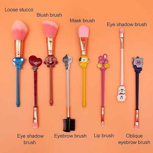 Miniatura 2 de Juego de brochas de maquillaje con bolsa de pinceles cosméticos con gemas Sailor Moon (KS-BTS)