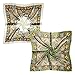 vabovin Silk Head scarf for women Large Square Satin Headscarf 2PCS Silk Scarf for Hair Wrapping at Night (Cashew)