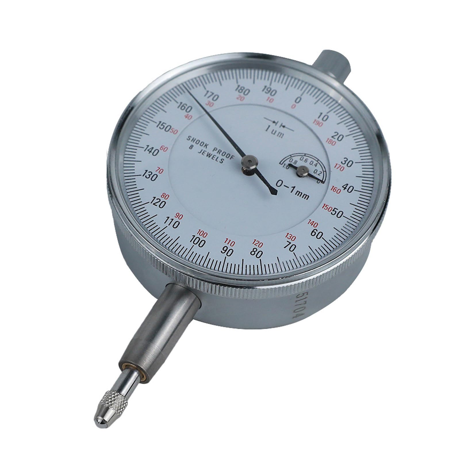 Indicateurs à cadrans 0-1Mm Indicateurs à cadrans 0.001Mm Jauge d ' outil de mesure métrique pour laboratoire