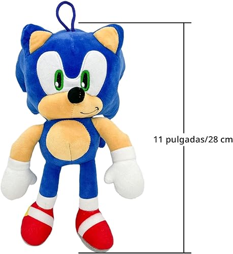 Miniatura 3 de Muñeca de peluche sónico de 12 pulgadas The Hedgehog 2 The Movie PlushKnuckles Sonic Plush Toy Toy de peluche de sombras regalo para niños Sonic
