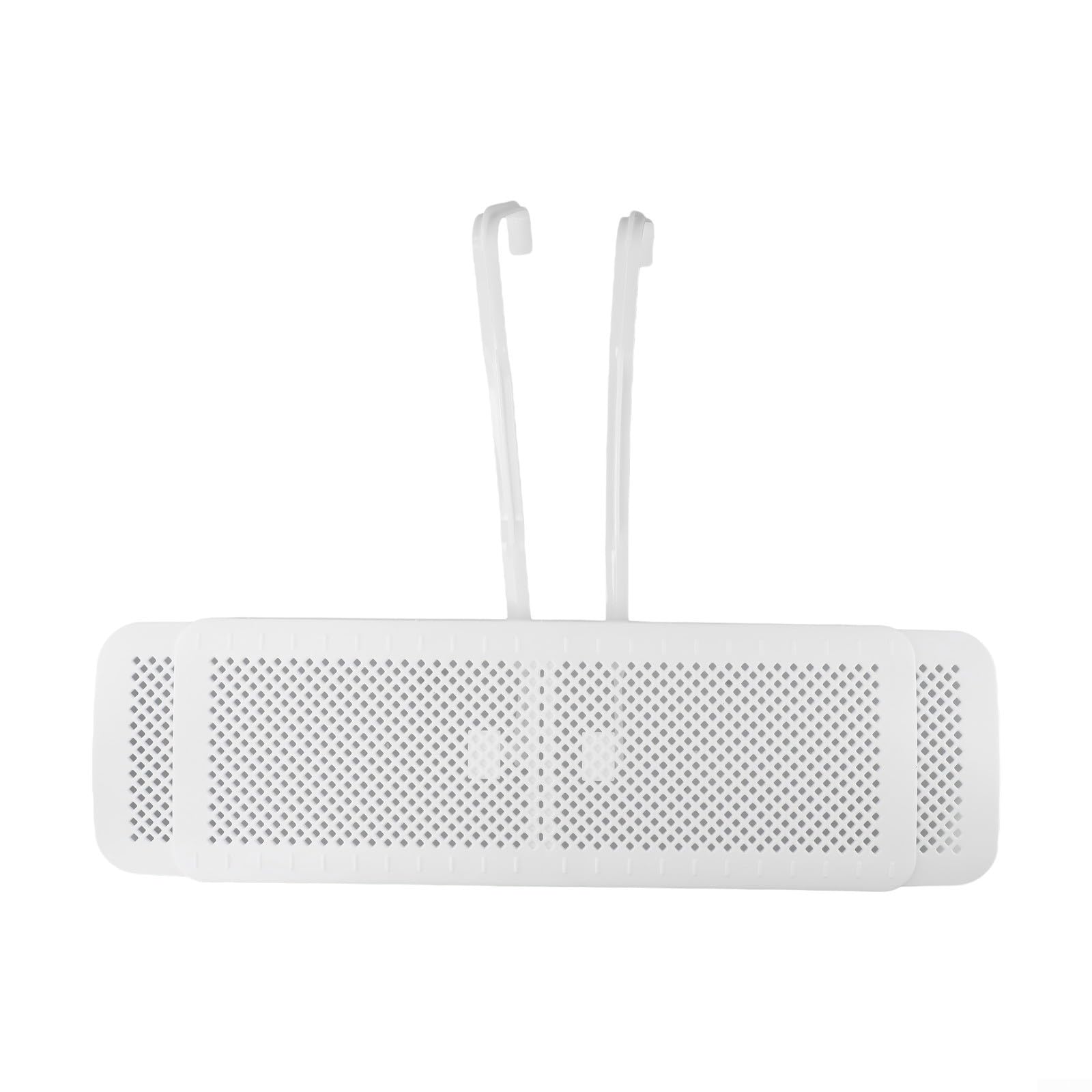 Deflettore per condizionatore d'aria, deflettore retrattile da parete, guida anti soffiaggio diretto per raffreddamento domestico, regolabile 56-90 cm, bianco (filtro in cotone)