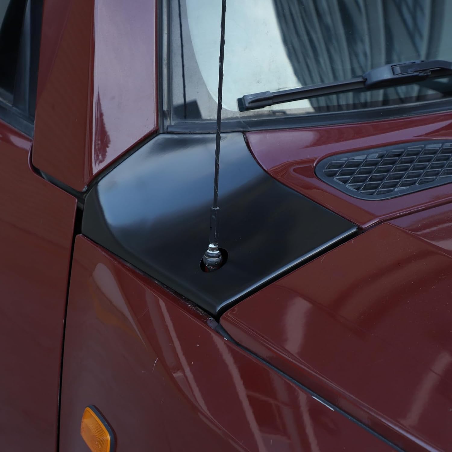 LLKUANG Car Black Cowl Body Armor Outer Cowl Covers Side Corner Guards for Toyota FJ Cruiser 2007-2021,Engine Side Corner Guards Replacement