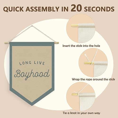 Miniatura 91 de Decoración de pared azul marino para habitación de niños, decoración de pared para dormitorio de niños, decoración de habitación de niños, Azul