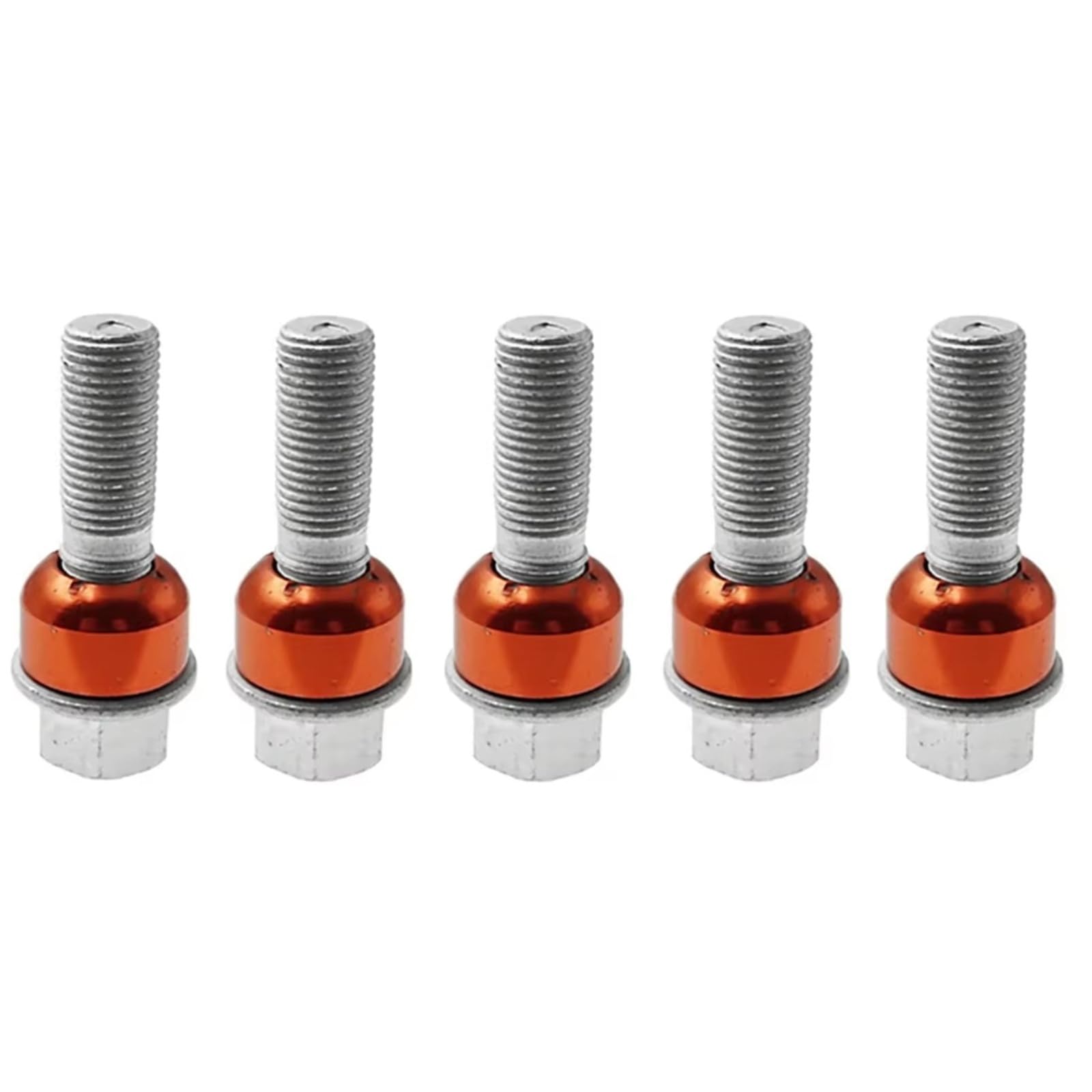Tornillo para neumático M14*1.5 WHT004676 con acabado plata anticorrosión 4