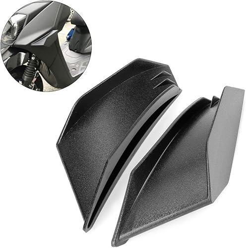 Miniatura 9 de Fydun - Aleta de motocicleta, aleta de carenado de motocicleta, ala aerodinámica, 1 par, kit negrorojo (opcional) apto para Honda para Yamaha para