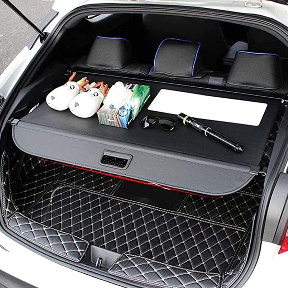 LYangr Coche Maletero Cubierta De Carga para Mercedes Benz GLC Coupe C253 2016-2022 Retráctil Trasero Trunk Estante de Paquetes de Privacidad Cargo Protectora Cubierta