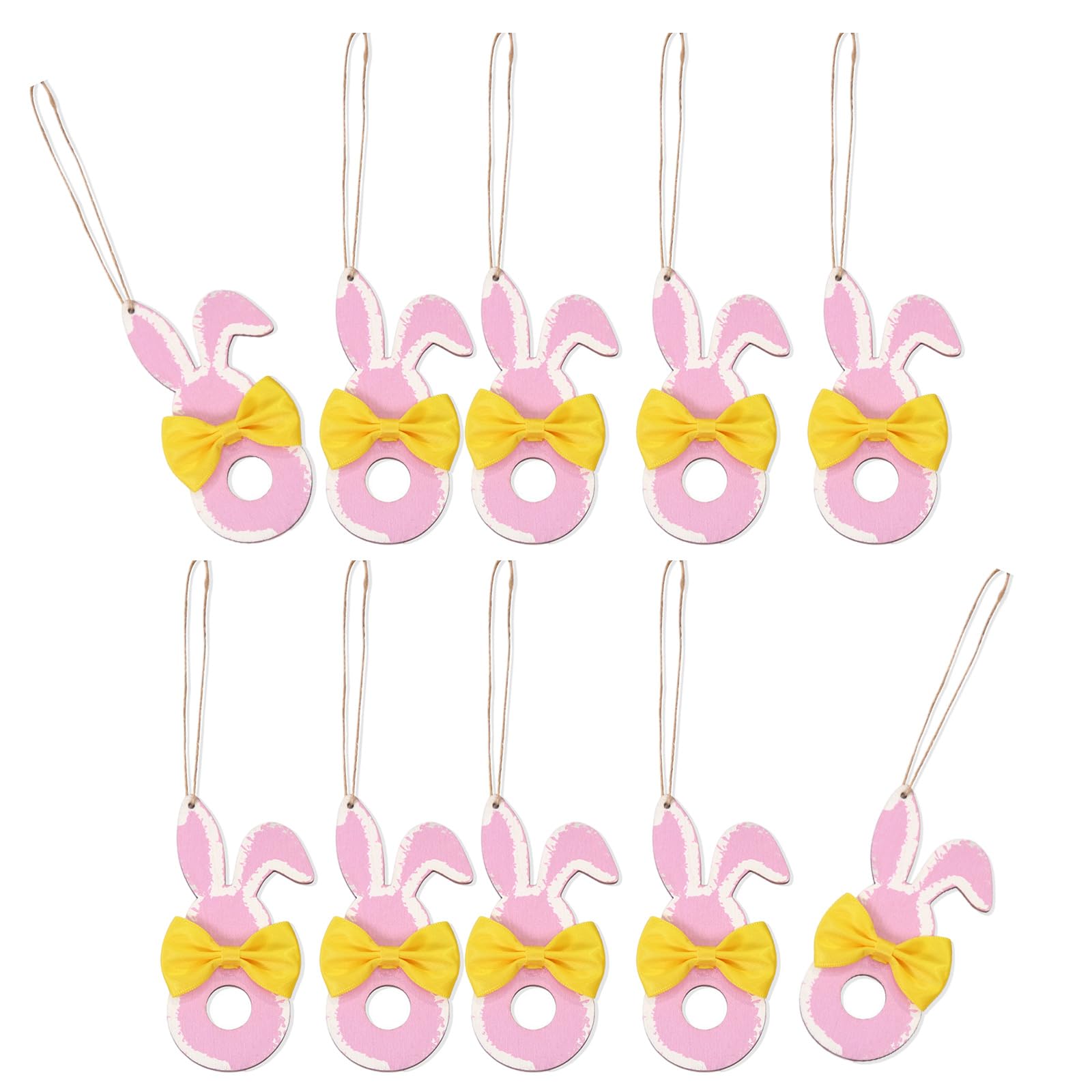 Buxuaaaa A Buxuaaa Of 10 Holiday Pendants Wood Ornamentation Unique Designs Perfect For Festival Celebration Hanging Decors Window Display Decors