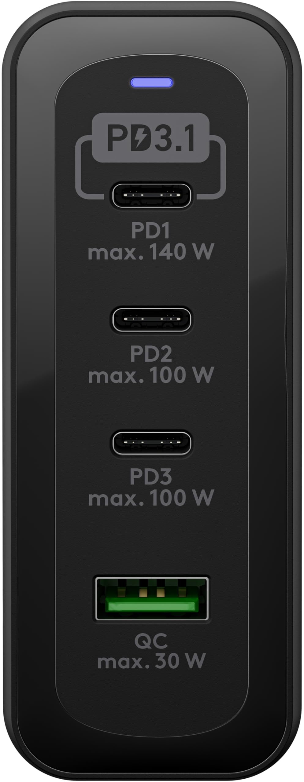 Wentronic Goobay Multiport Schnellladeger?t UsB-C Pd Gan 240w (65885)
